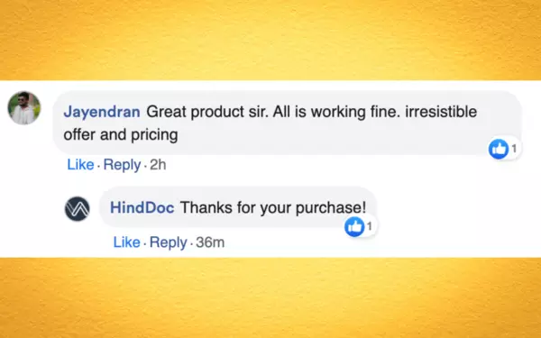 Facebook customer review 3